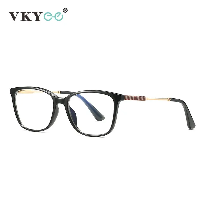 VICKY Classic Square Anti Blue Light Blocking Reading Glasses Women Prescription Glasses Computer Lightweight Eyeglasses PFD2057