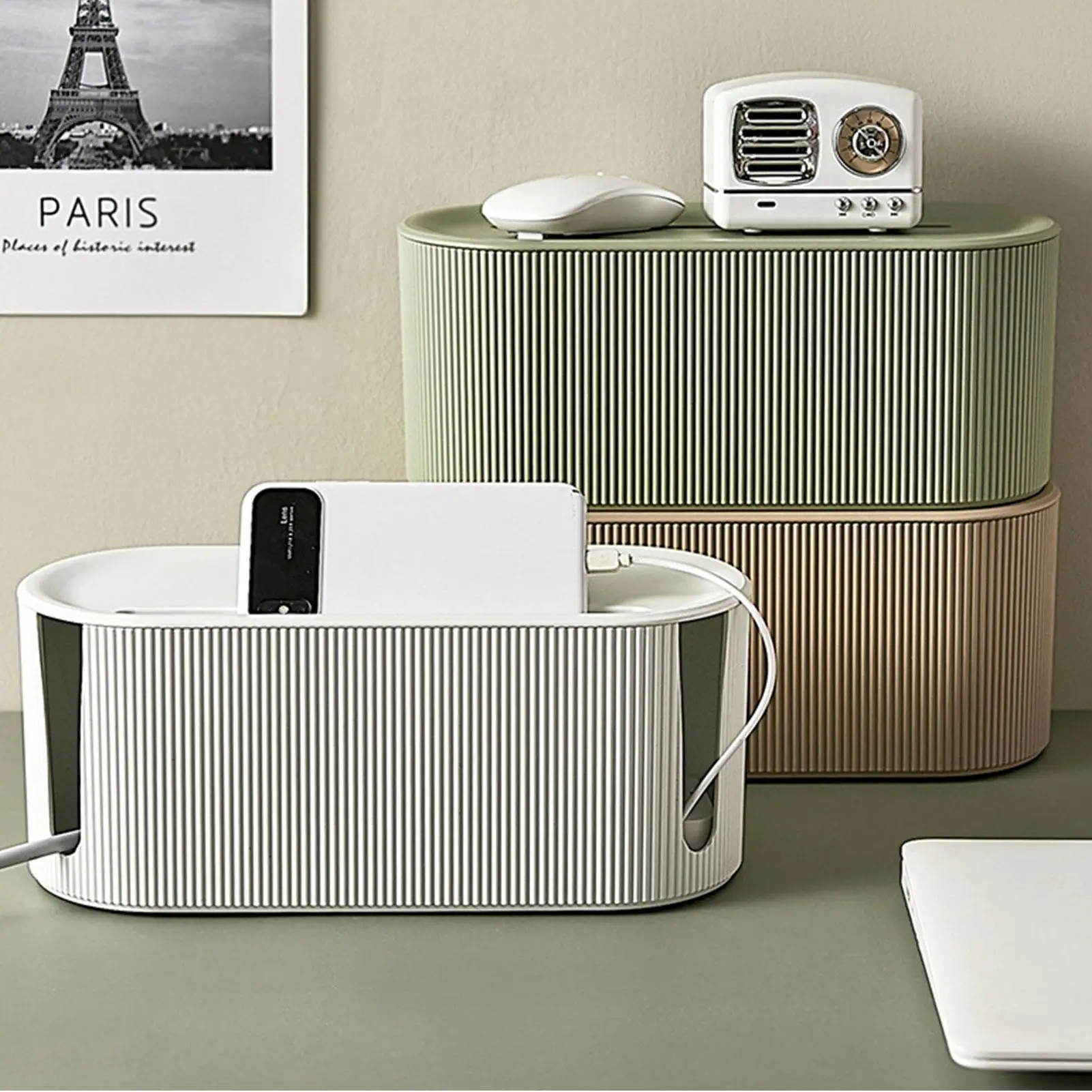 Plug Board Storage Box Cable Wire Organizer Case Socket Wireless WiFi Router Bracelet Desktop Data Line Plug Holder Shelf Box