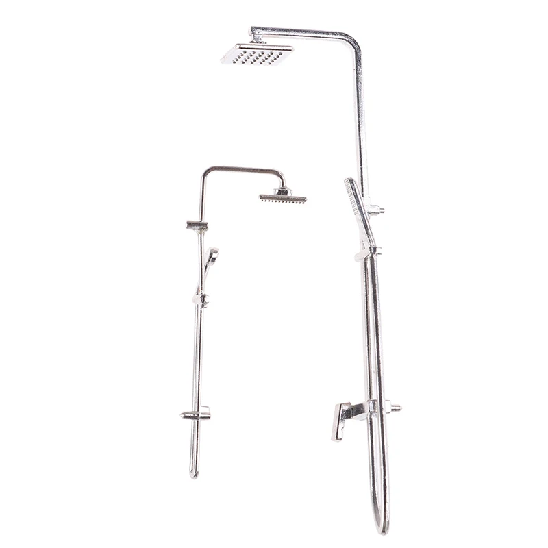 1:12 Dollhouse Bathroom Miniature Faucet alloy Bathroom Bath Shower Faucet