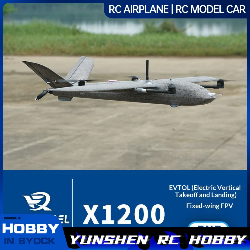 Xfly X1200mm Explorer Vertical Takeoff And Landing Propeller Assembly Fixed Wing Model Fpv Carrier Rc Remote Controlled Aircraft