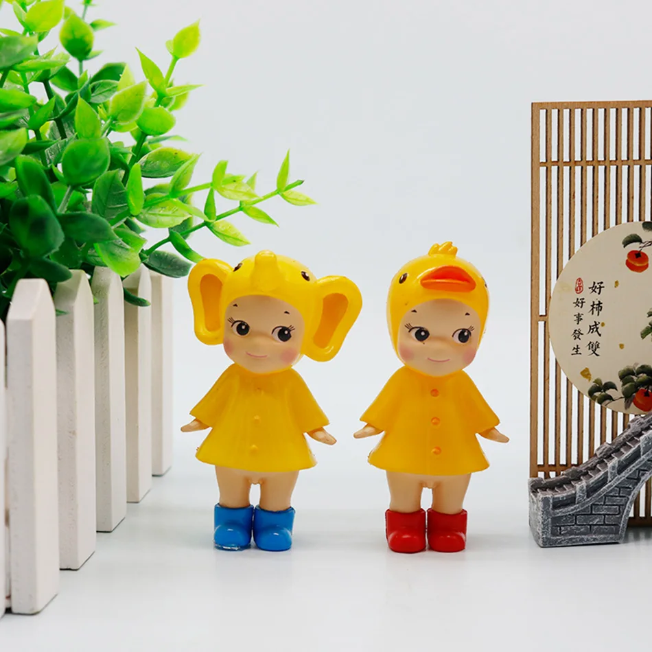 سلسلة I LOVE RAINY DAY - صندوق أعمى قابل للجمع (6 أنماط) لتزيين شاشة الهاتف - هدية غامضة لطيفة لعيد الميلاد والحفلات