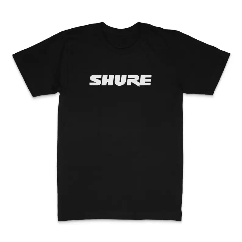 Men\'s Black Dj T Shirt Shure Needles T shirt Sizes S M L XL XXL 3XL