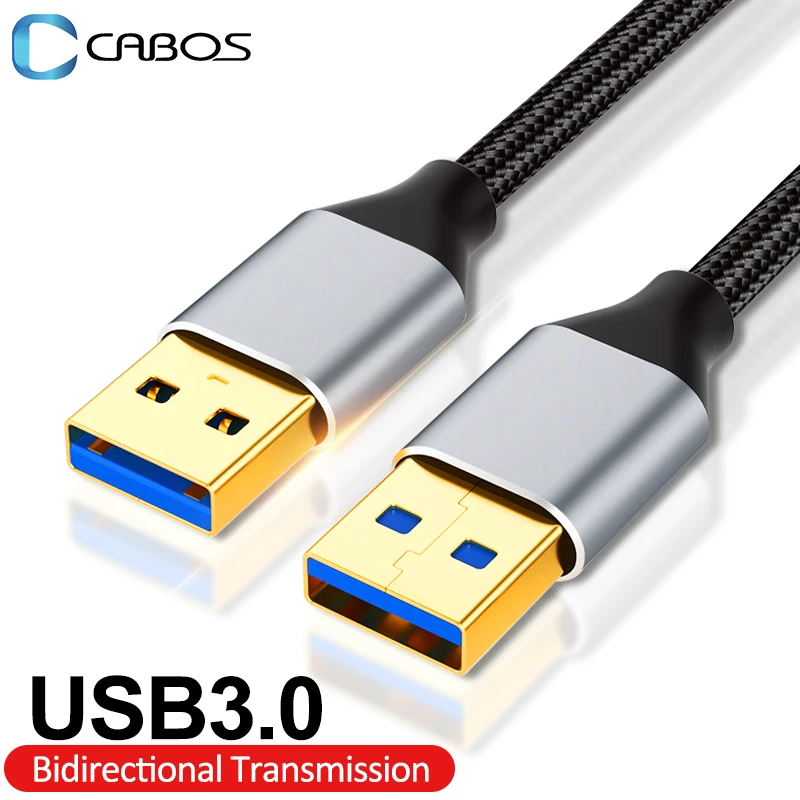 High Quality USB 3.0 to USB Extension Cable USB A Male to Male USB 3.0 Extender for PC Radiator Hard Disk TV Box USB Data Cable