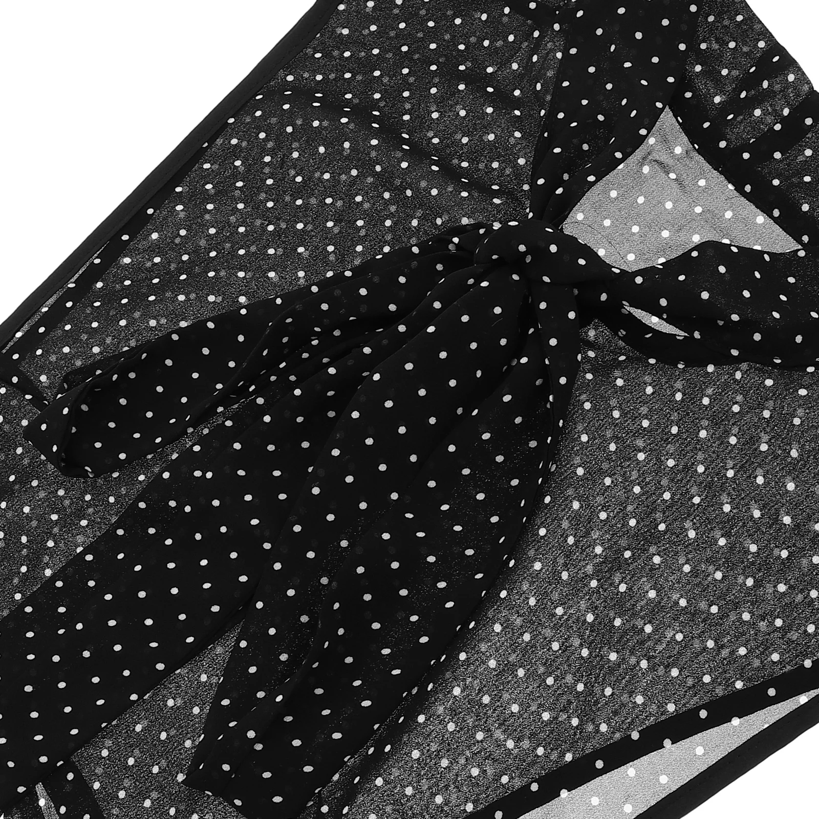 المرأة انفصال النقاط السوداء الدانتيل وهمية طوق نصف قميص طوق للإزالة بلوزة إدراج الطبقات مظهر الموضة الأسود ديكي