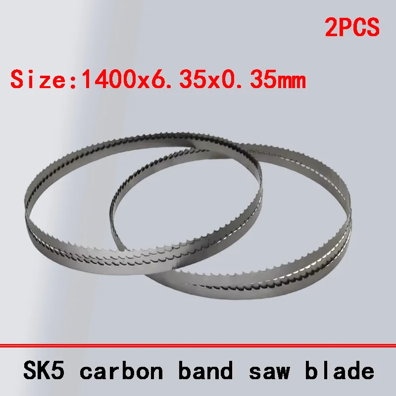 

Dekoly 2PCS SK5 carbon Bandsaw Blade Tools Accessories fox Charnwood Einhell 8” Wood Band Saw TPI 6 10 14 1400x6.35x0.35mm