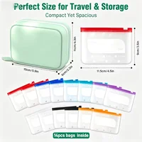 Multi-Purpose Household Storage Packing Bag Layered Travel Accessory Organizer Labeled Personal Item Container for Home Organiza 4
