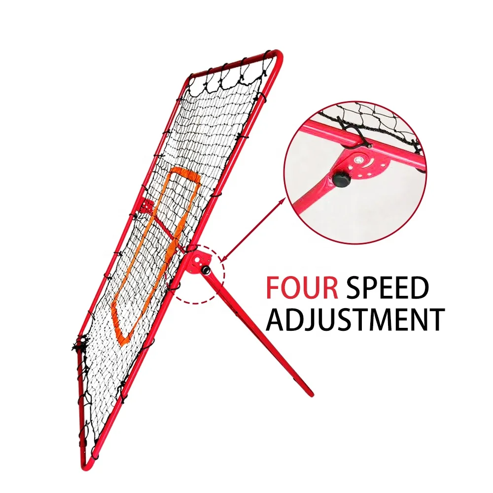 Rebounder da baseball personalizzato 4 * 6 piedi Rebounder da baseball Net Trainer per baseball, softball e lacrosse, pratica per il lancio