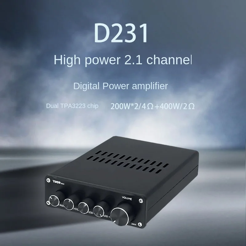 D231 ثنائي النواة TPA3223 عالي الطاقة 2.1 مضخم رقمي هاي فاي اوديوفيلي 3084 بلوتوث 5.4 فك LDAC