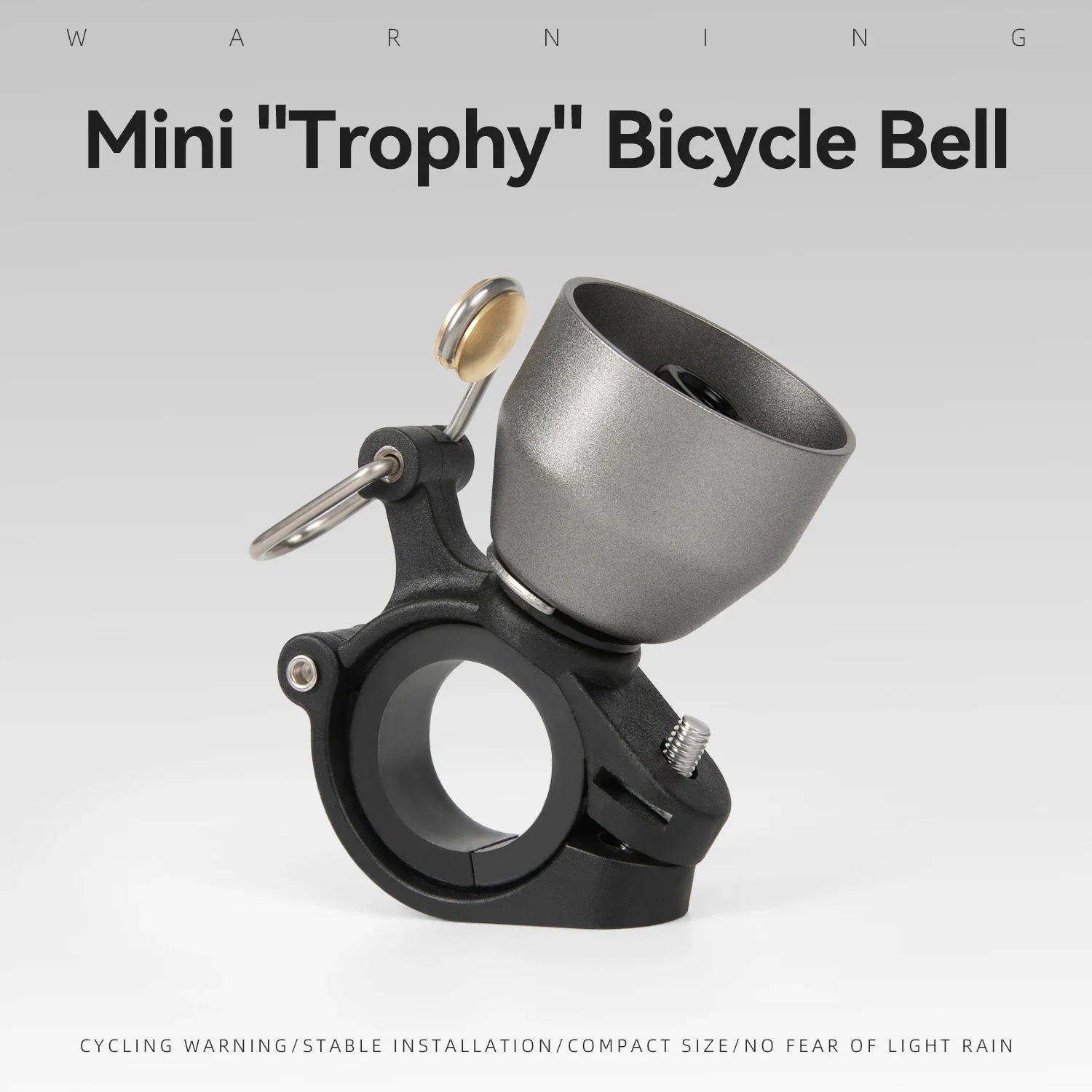 

ROCKBROS Bike Bell Compact High-pitched horn Warning Stable Bicycle Mini Horn Copper Waterproof Retro Crisp Cycling horns