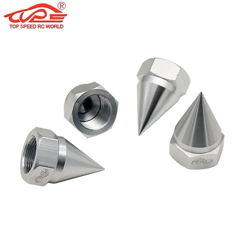 1/5 HPI ROFUN BAHA ROVAN KM BAJA 5B 5T 5SC 버기 트럭 RC 자동차 부품용 업그레이드 CNC 금속 어댑터, 24mm 프론트 리어 휠 허브 너트