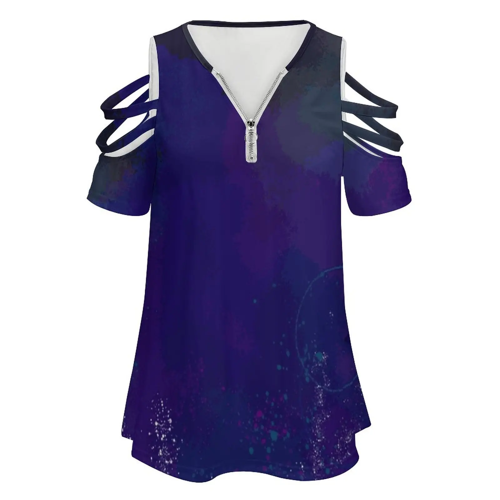 T.A.R.D.I.S. In Space New Fashion Zip Off Shoulder Top Short-Sleeve Women Shirt Tardis T A R D I S Who Space Geek The Cool Bow