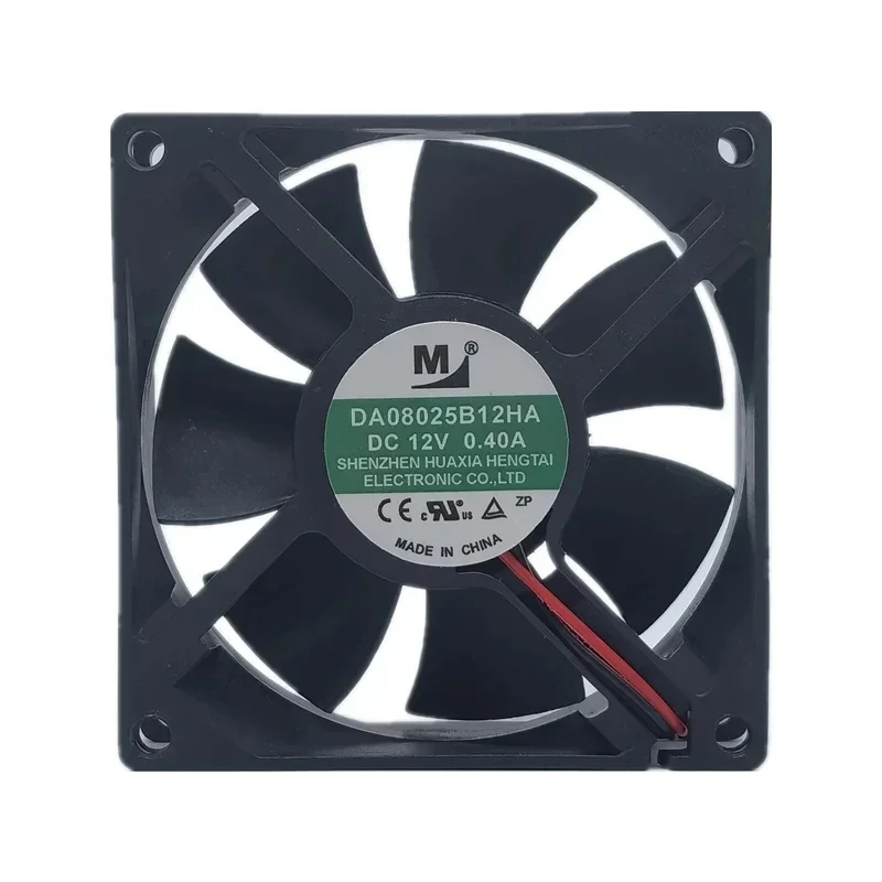 

New Fan For DA08025B12HA DC 12V 0.4A Inverter Power Supply Chassis Fan 8025 8CM 80x80x25mm