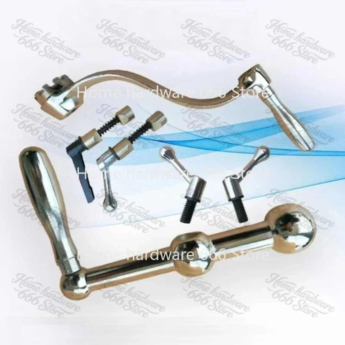 Turret Milling Machine Accessories Lifting Handle D26 Three Ball Handle Olive Table Lifting Crank Handle, Suitable for Bridgepor