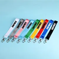 Fortnite Kids Mobile Phone Hang Rope Keychain Pendant Hang Buckle Kids Key Chain
