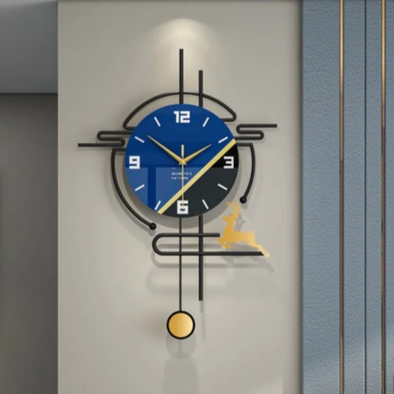 

Hanging Clock Nordic Study Clock Living Room Fashion Modern Wall Watch Home Decoration Clock Wall Restaurant Wall Pendant