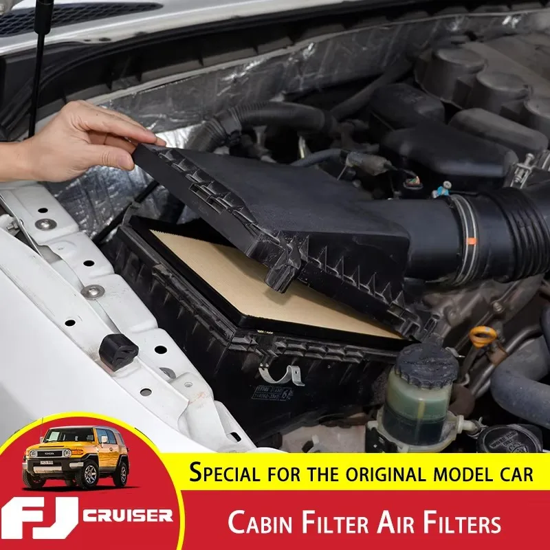 

Для Toyota FJ Cruiser салонный фильтр Densify автомобильные фильтры Cruiser воздушные фильтры оригинальные автомобильные сменные аксессуары