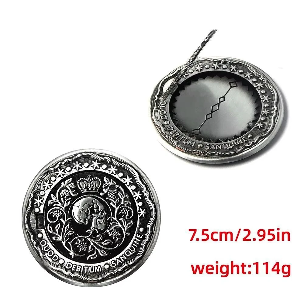 New John Wick Coin Skull Coin Cosplay Blood Oath Marker Keanu Reeves Coin Can Open 1:1 Props Accessories Collection Gift - view 6