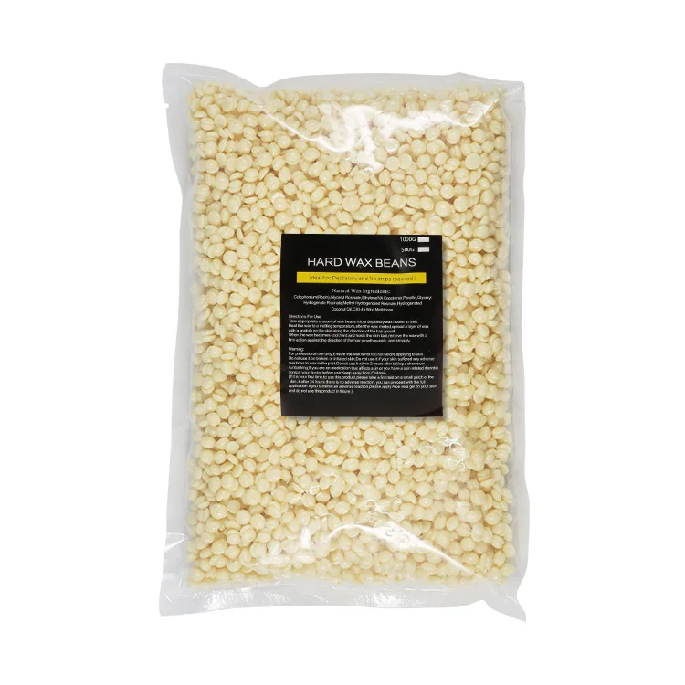 500 g/pak Wax Bonen Ontharingscrème Hot Film Pellet Verwijderen Bikini Gezicht Haar Benen Arm Ontharing Bean Unisex Ontharing