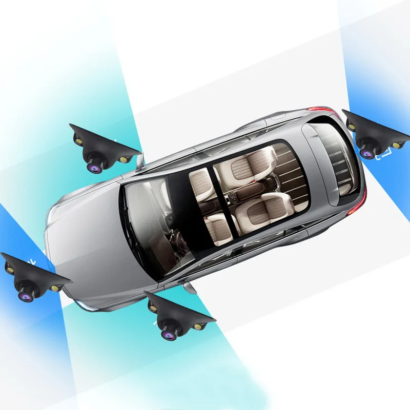Auto Vorderseite Rückansicht Parkplatz Backup Kamera Nachtsicht 4,3/5 Zoll Monitor Für Fahrzeug Links/Rechts Seite Reverse Bild – Detail 10