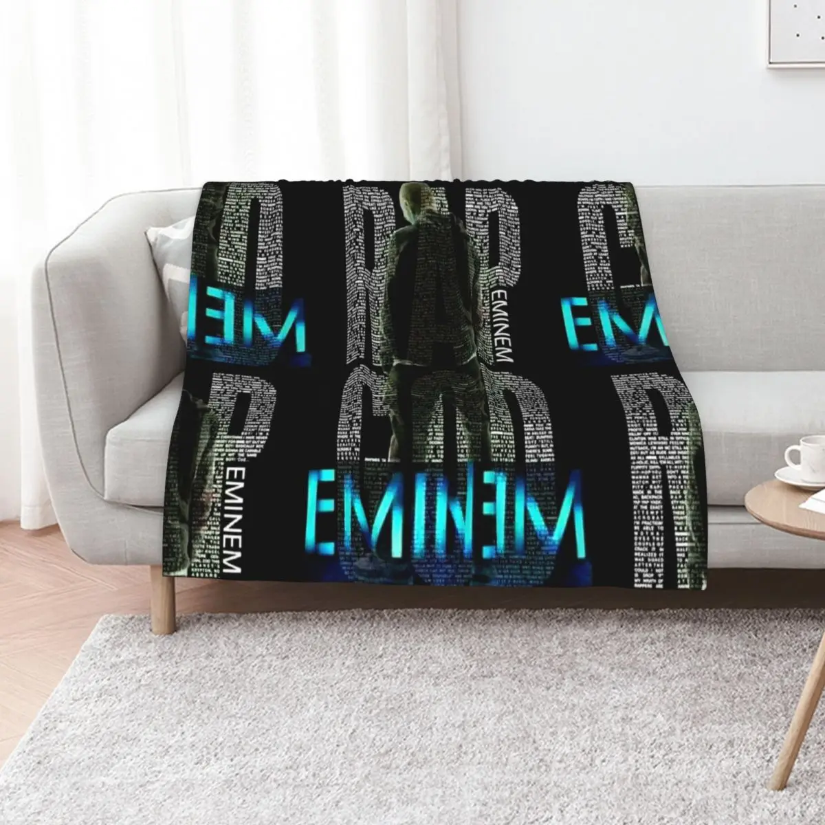 Rap God Eminem Throw Blanket Sofas Baby Flannels decorative heavy to sleep Weighted Blankets