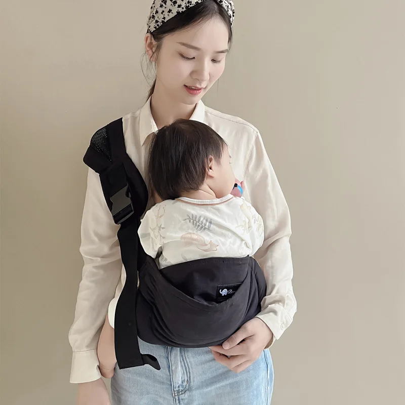 6-18 months baby single shoulder strap front hug wrap baby free hands four seasons universal carrier