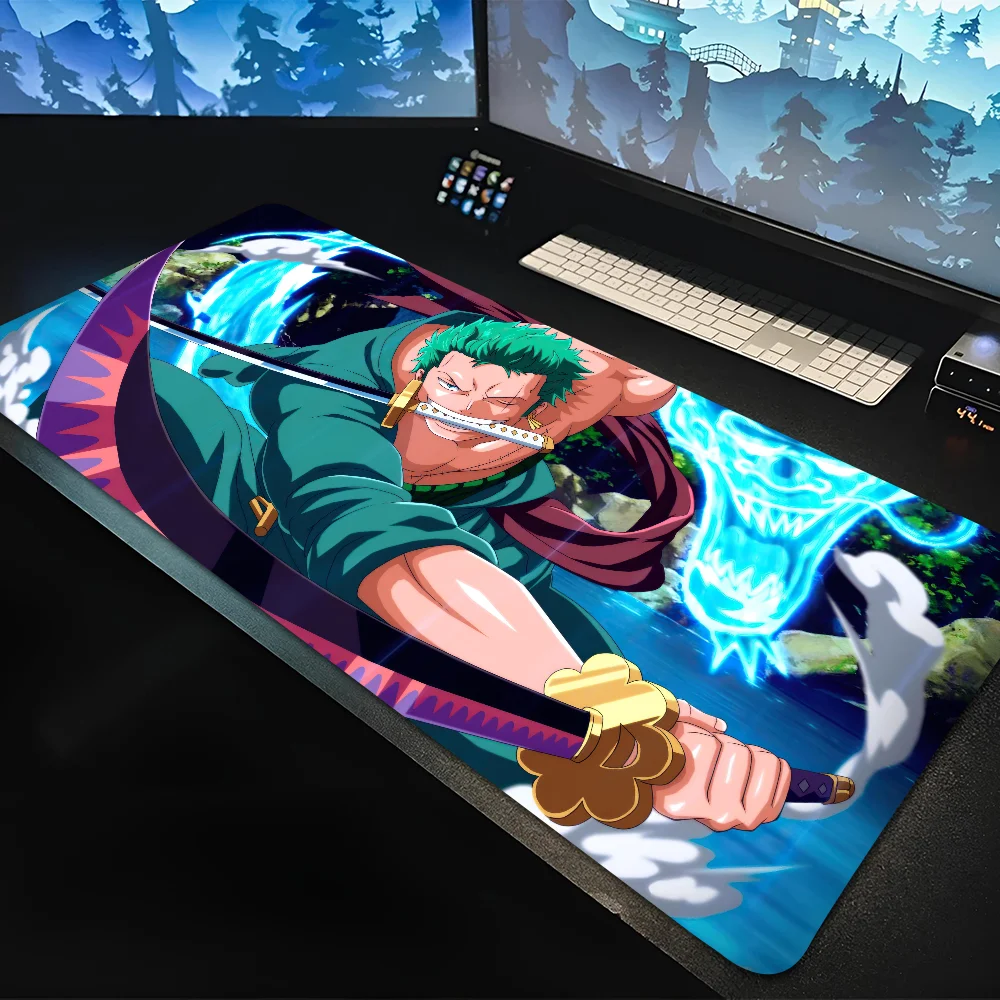 1PC Roronoa Zoro Mousepad Mouse Mat Desk Mat With Pad Gaming Accessories Prime Gaming XXL Keyboard Pad Padding Mat