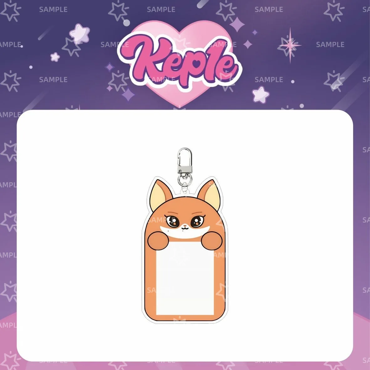 IDOLS Kep1er Card Holder Keychain Pop-up Store PhotoCard Frame Sleeve Kim Dayeon Seo Youngeun XiaoTing Fans Collection Gift