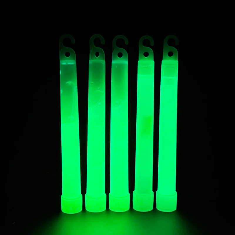 5/10 Stück Leuchtstäbe mit Haken, 15,2 cm, Fluoreszenz-Lichtstab für Wandern, Camping, Outdoor-Zubehör, im Dunkeln leuchtende Party-Dekoration – Detail 12