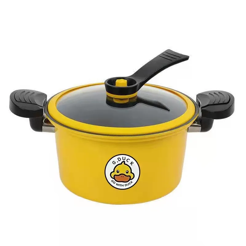 Micro Pressure Cooker  Multifunctional Cooking Pots Non-stick Cookware for Kitchen Saucepan  Large Capacity Soup Pot Stewpot