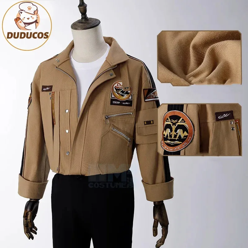 

Caleb Cosplay Costume Game Love and Deepspace【S-2XL】DUDU-R Caleb Supersonic Coat Xia Yizhou Plus Size