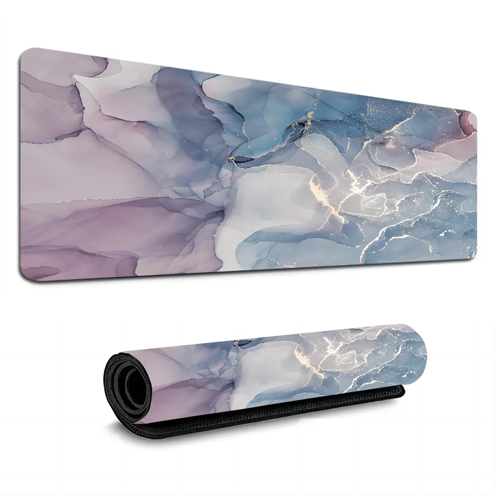 

Fashion Marble Girl Pad Unique Desktop Pad Game Mousepad Size For Large Edge Locking Game Keyboard Pad