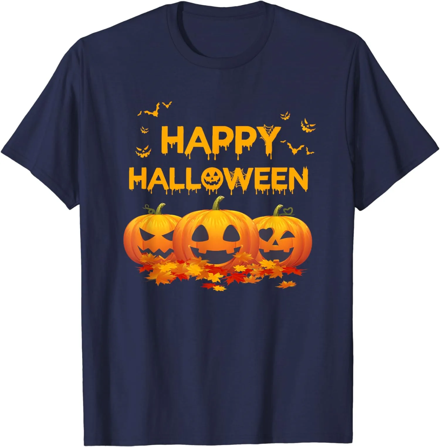 

Happy Halloween Costumes Funny Gifts Pumpkins Men's Unisex T-Shirt Size S-5XL