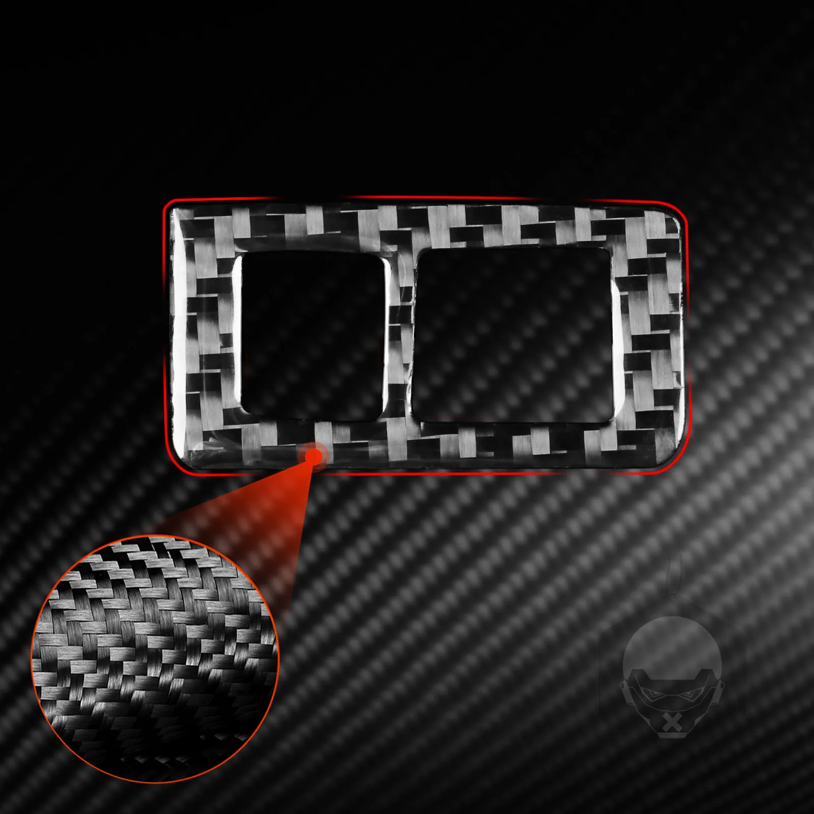 

Real Carbon Fiber Car Accessories Dashboard Button Decorative Cover Soft Sticker For Honda Accord 10th Gen 2018 2019 2020 2021