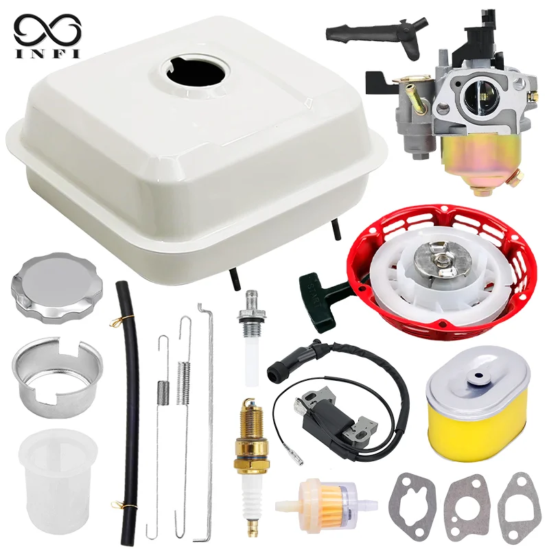 All-in-One Engine Fuel Tank Kit for Honda GX Series & Predator Engines, Includes Carburetor, Starter, Spark Plugs, Ignition Coil