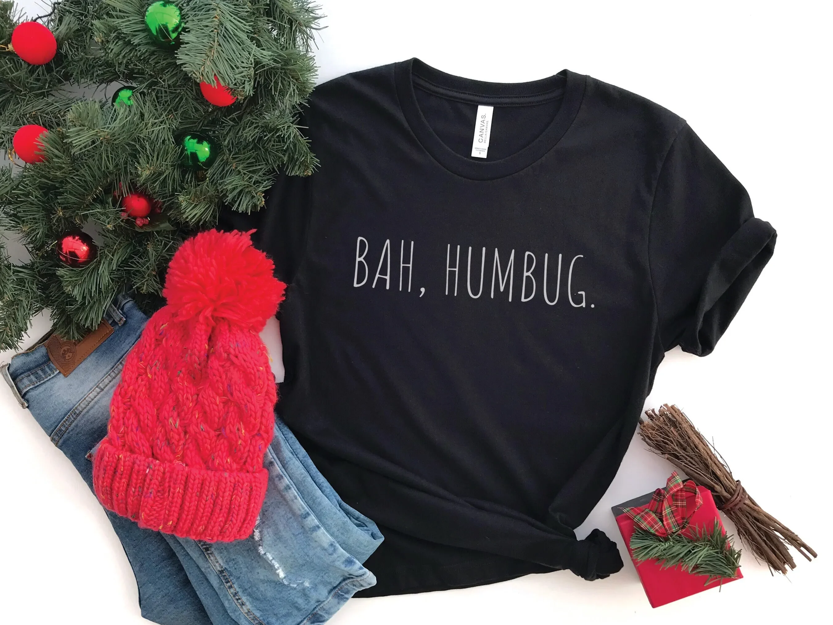 Bah Humbug T Shirt … - image