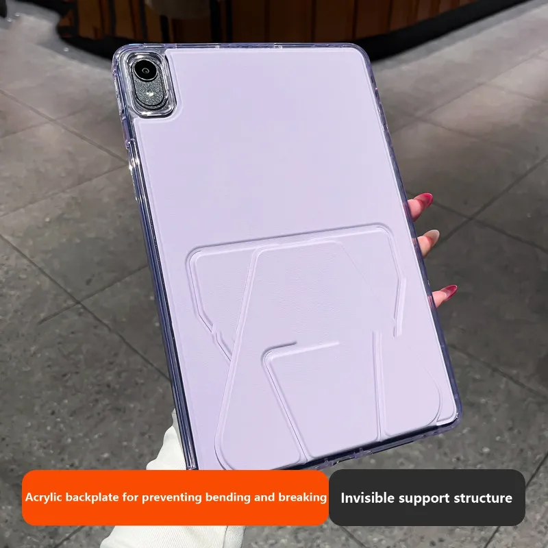 

Прозрачный акриловый жесткий чехол для OPPO Pad4 Pro 13,2 дюйма Pad 4 Pro 13,2 дюйма, чехол из ТПУ и искусственной кожи с подставкой для планшета