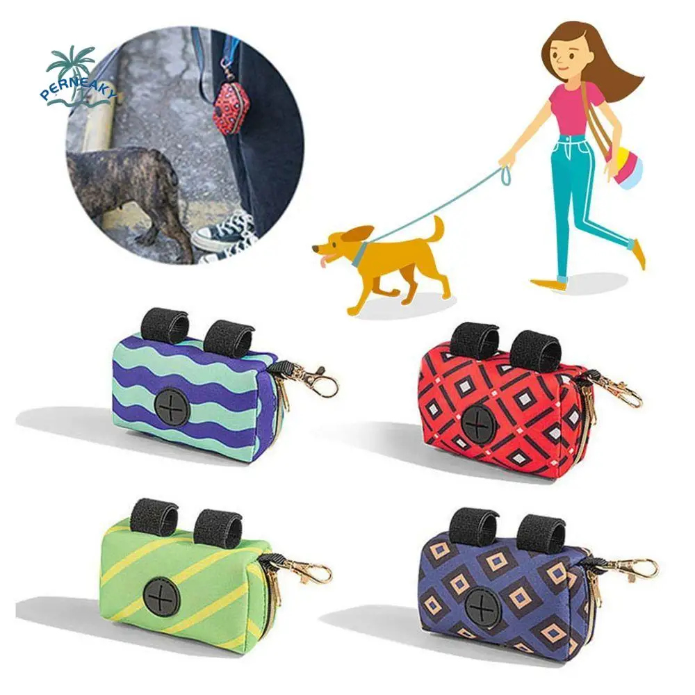 Portable Pick Up Poop Outdoor Training Puppy Dog Poop Bag Holder Bag  Dispenser Garbage Bags Pet Supplies