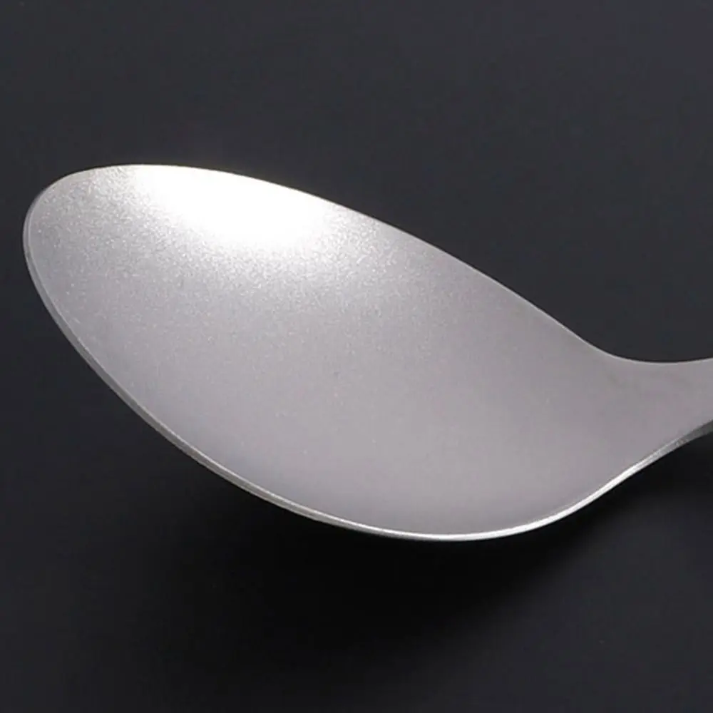 高品質ポータブルチタンスプーンロングハンドル環境屋外キャンプフォーク EDC ツールアウトドアツール