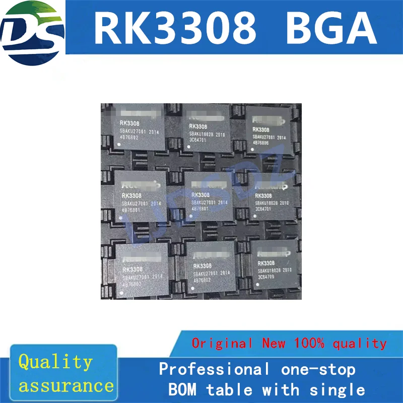 1 шт./лот RK3308 BGA, новый товар в наличии