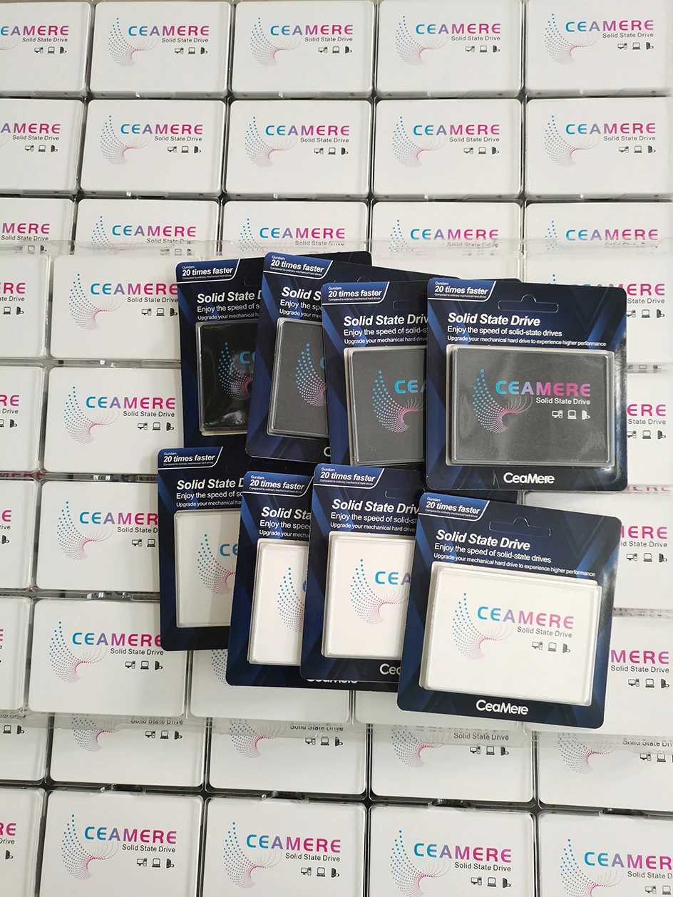 CeaMere 10PCS SSD Unidade de Estado Sólido 240GB 256GB SSD SATA SATA3 2.5 polegadas Interno 120GB 128GB para Laptop e Desktop