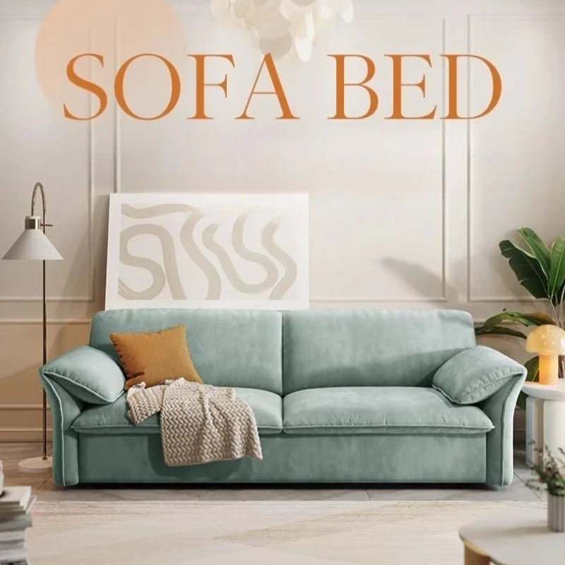

Living Room Folding Sofa Bed Luxury Nordic Storage Lounger Apartment Sofa Bed Luxury Double Bedroom Office Home Furniture