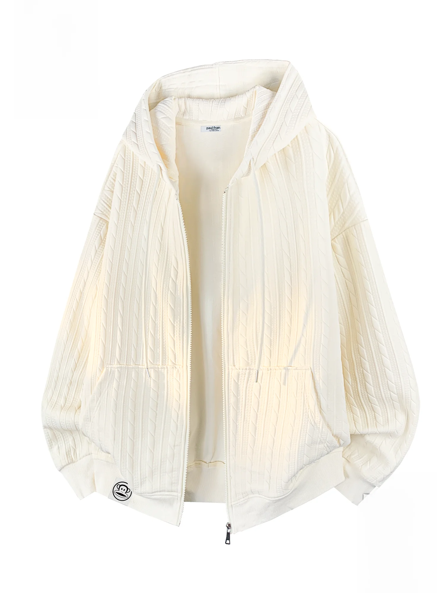 

PaulFrank Winter Men's Hoodie Cardigan Long Sve Casual Loose Fit Polyester Fiber Zipper Design Comfortable Youth Faion