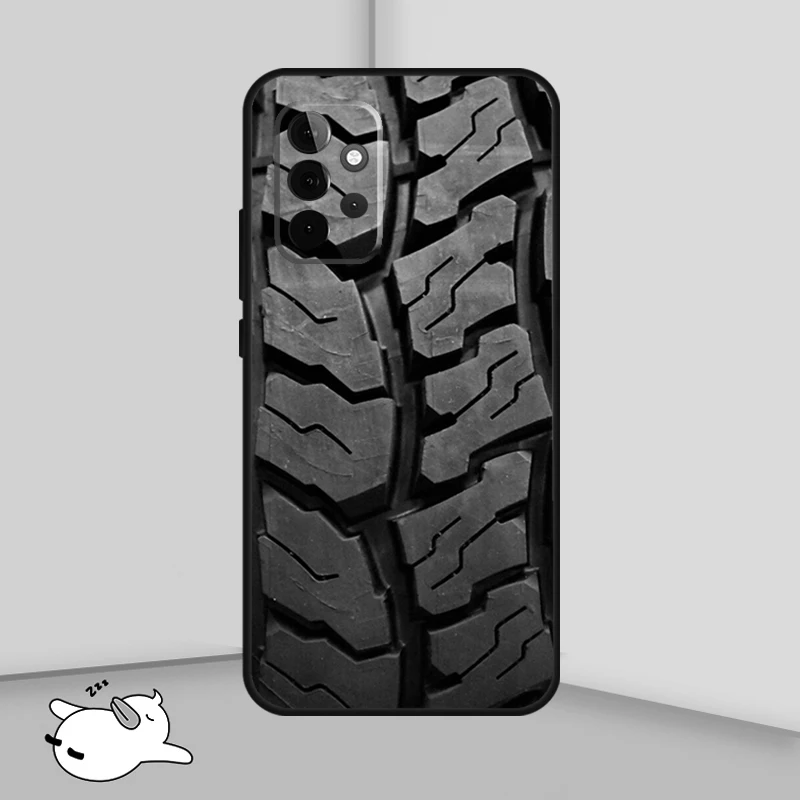 Tire Tread Wheel Case For Samsung Galaxy A55 A35 A25 A15 A51 A71 A12 A32 A52 A13 A33 A53 A14 A34 A54 Cover