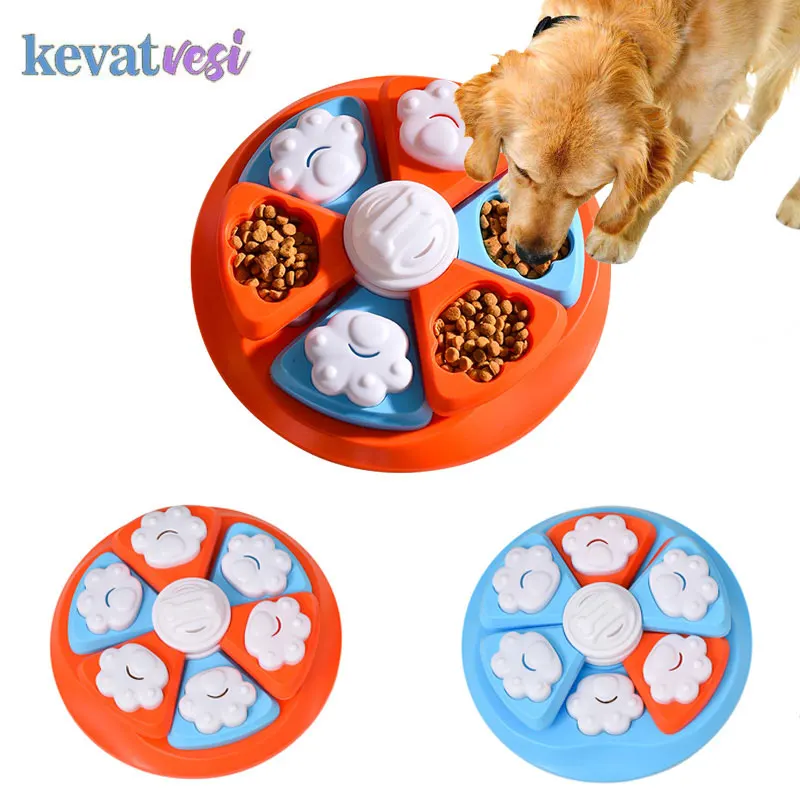 

Dog Puzzle Toys Fun Pet Slow Food Bowl for Dogs Slow Feeder Dog Bowls Puppy Nose Smell Training Interactive Toy Pet Supplies