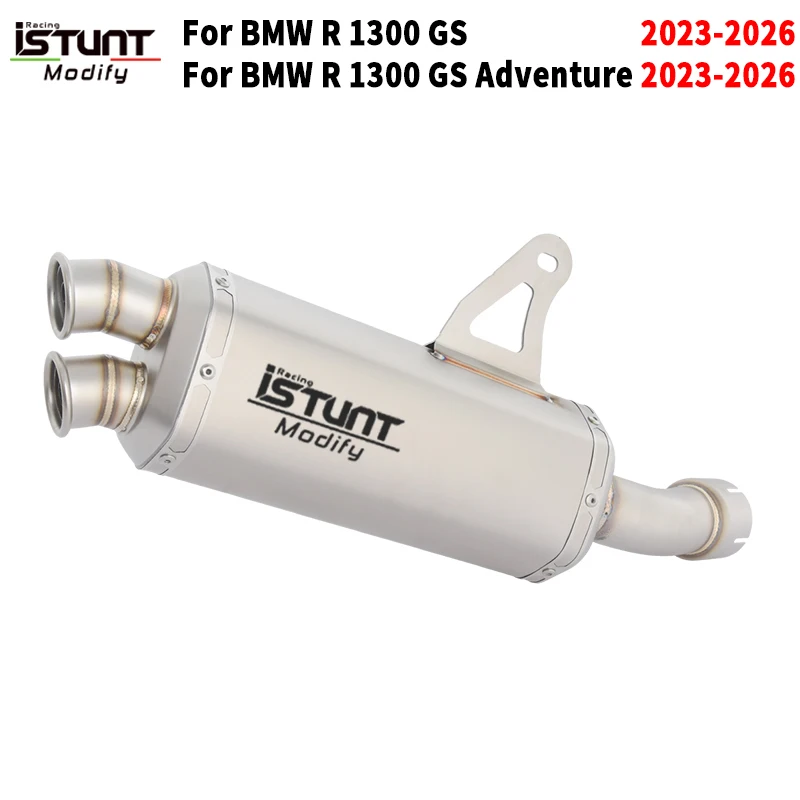 

Slip For BMW R 1300 GS Adventure R1300GS ADV 2023 - 2026 Motorcycle Exhaust Systems Mid Link Pipe Escape Moto Muffler DB Killer
