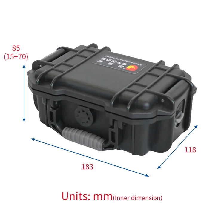 Hard Plastic PP Small Waterproof Shockproof Dustproof Equipment Storage Case for Electronic Chip