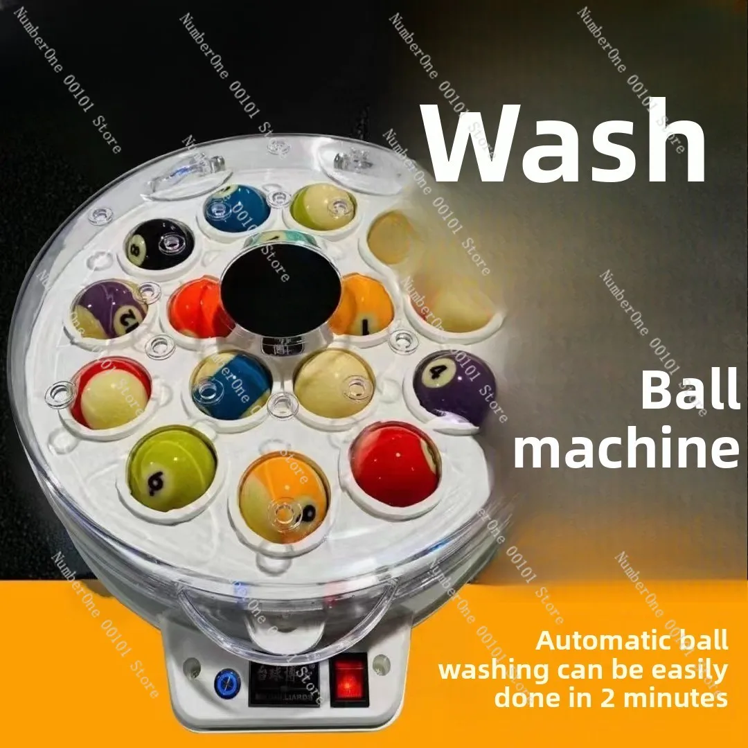 Automatic Billiard Ball Washer, Professional Snooker Pool Ball Cleaner for 16/22 Balls