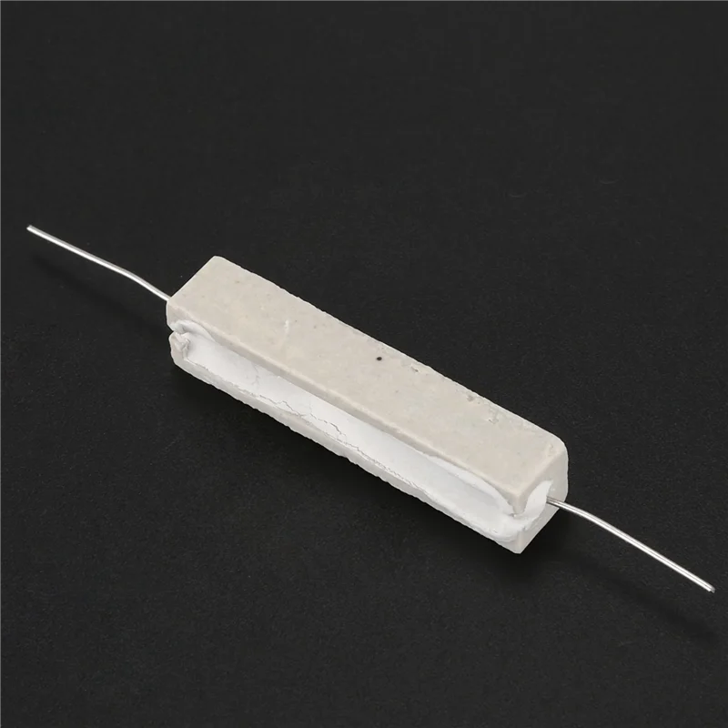 New Tech 20Pcs Wirewound  Cement Resistor 5 Ohm 10W Watt 5%