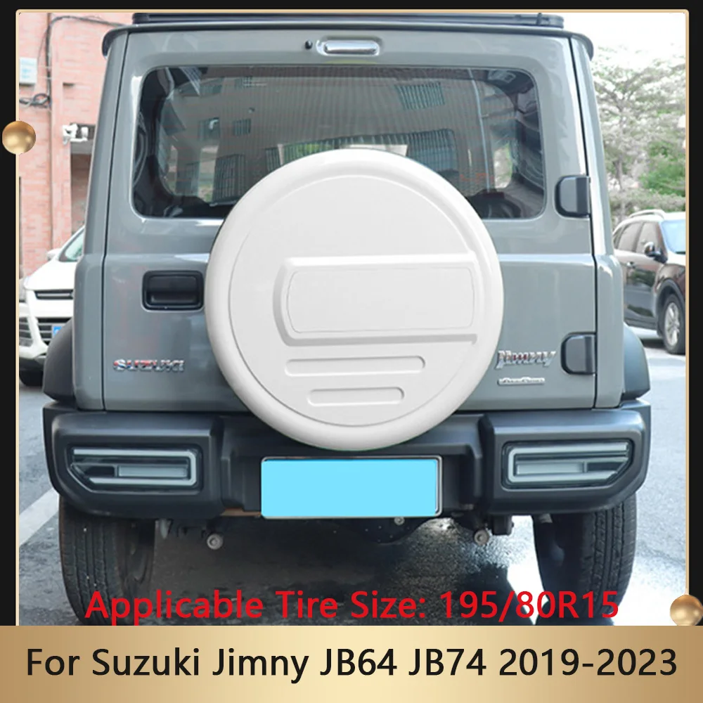 

Spare Wheel Cover For Suzuki Jimny JB64 JB74 2019-2023 High Quality ABS Spare Tire Cover Turtle Shell Outer Accessaries