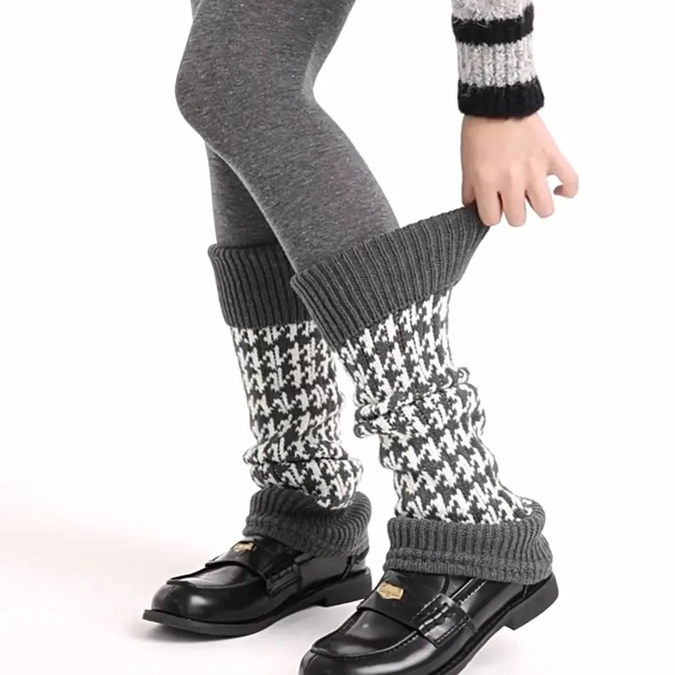 

Шерстяные носки, грелки, женские вязаные носки, гольфы JK Lolita, теплые утепленные носки, гетры, длинные носки-трубочки